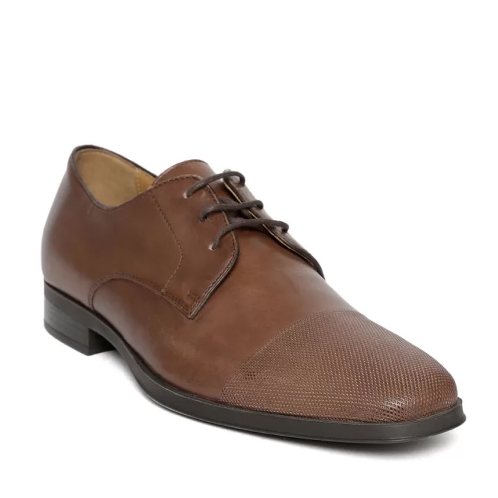 Geox Textured Leather Derby Shoes Men’s Dress Shoes Size 13